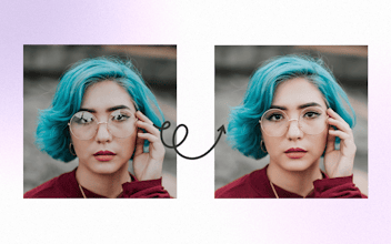 Remove Glare from Photo gallery image