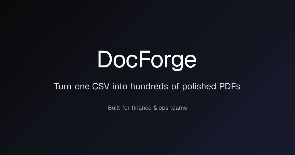 DocForge gallery image