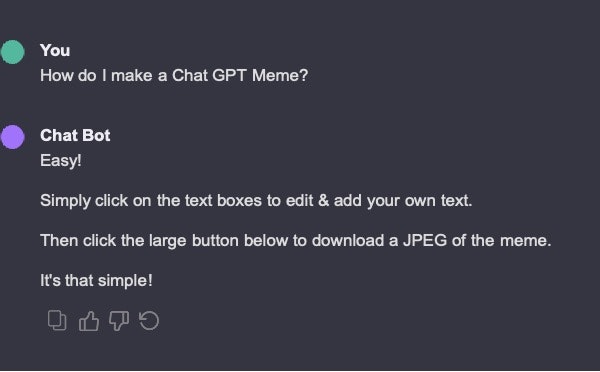 Free Chat GPT Meme Generator