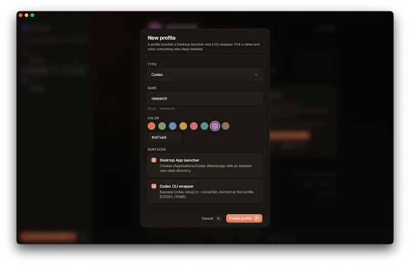 ai-profiles screenshot 2