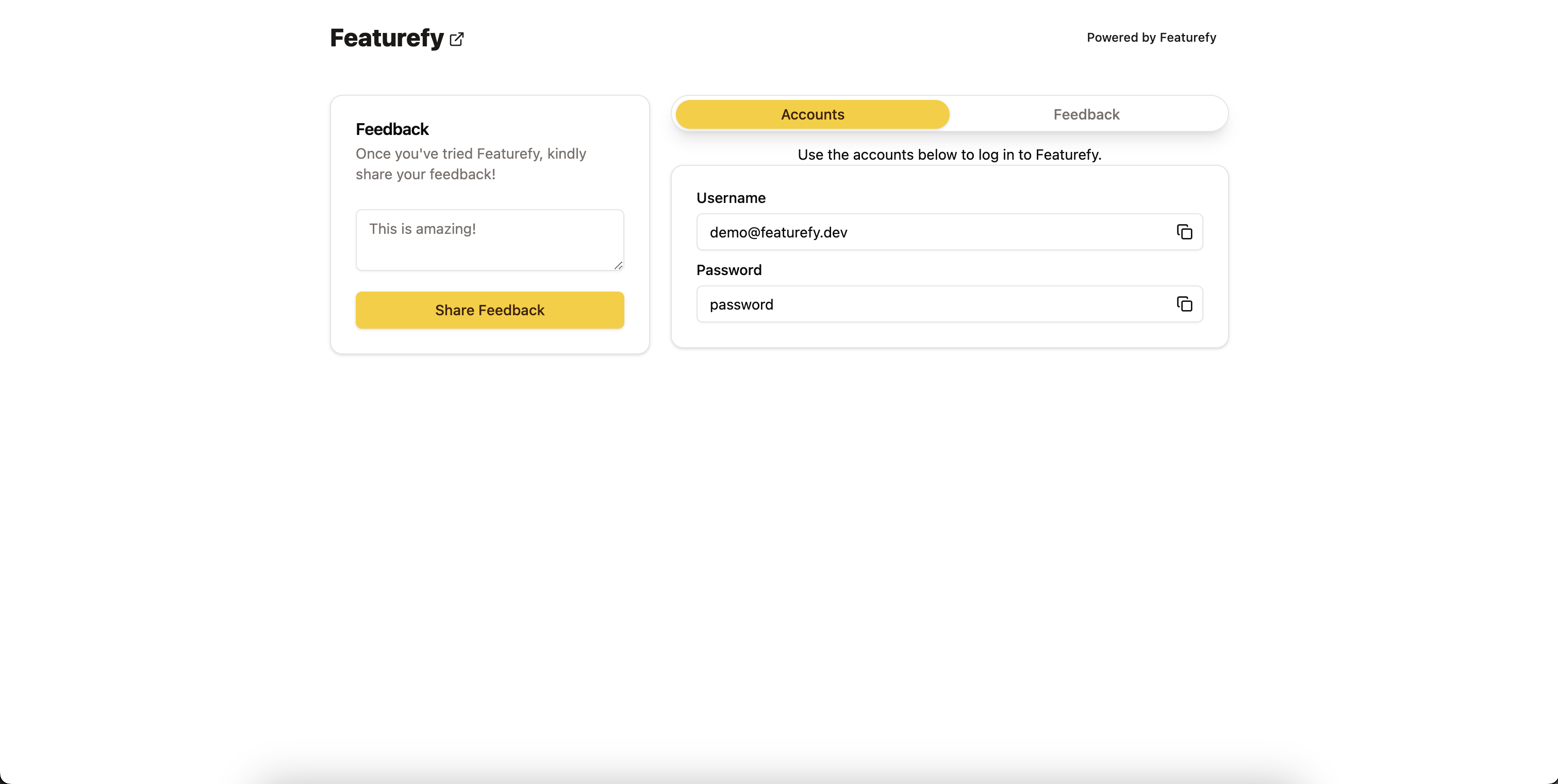 featurefy(中止) - アプリを作成し、フィードバックを収集します。メディア3