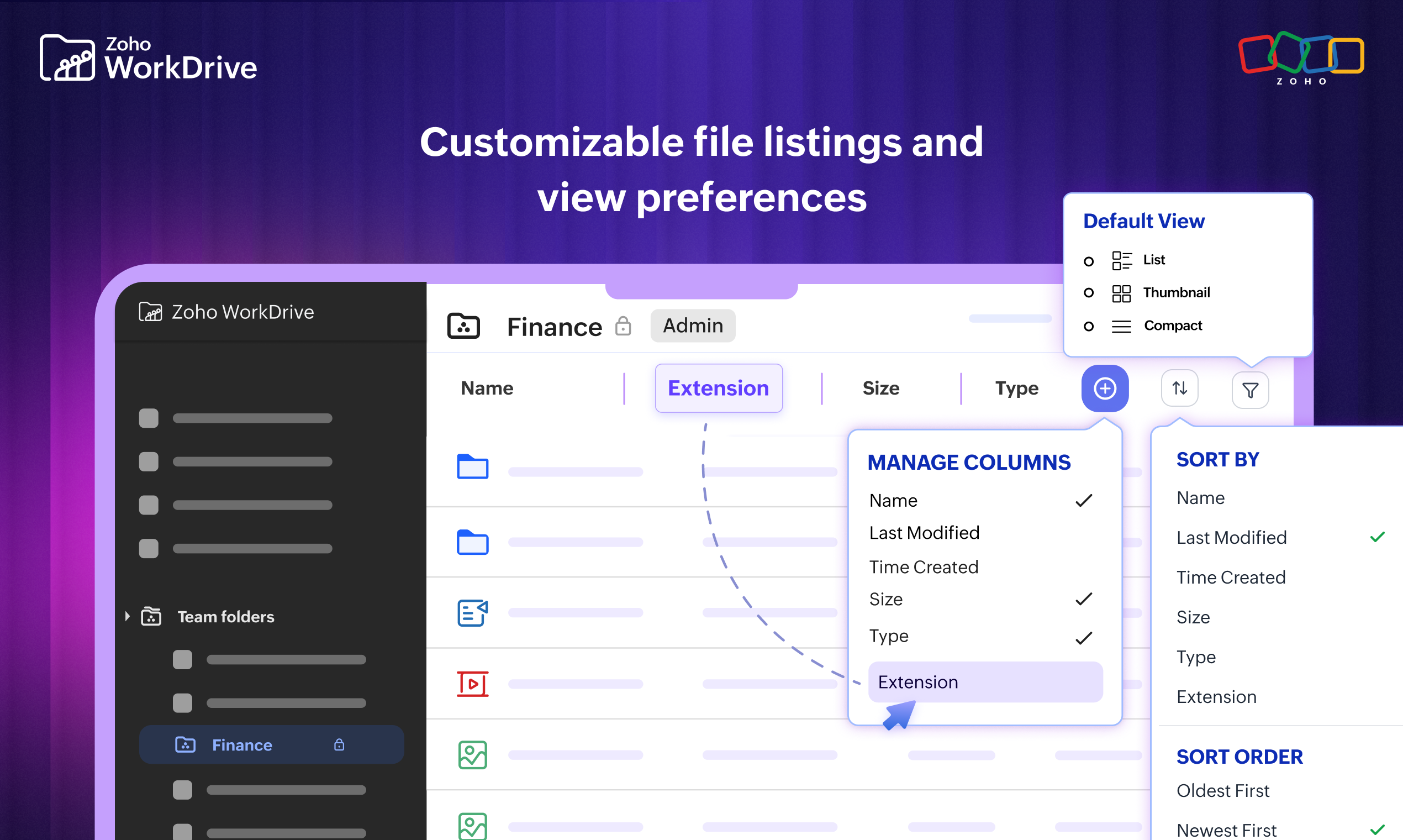 Zoho WorkDrive 6.0 (Phase 1) gallery image