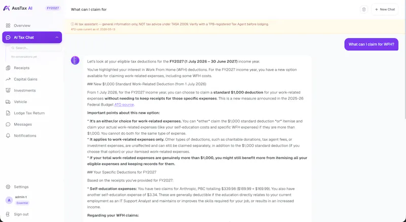 AuaTax AI screenshot 3