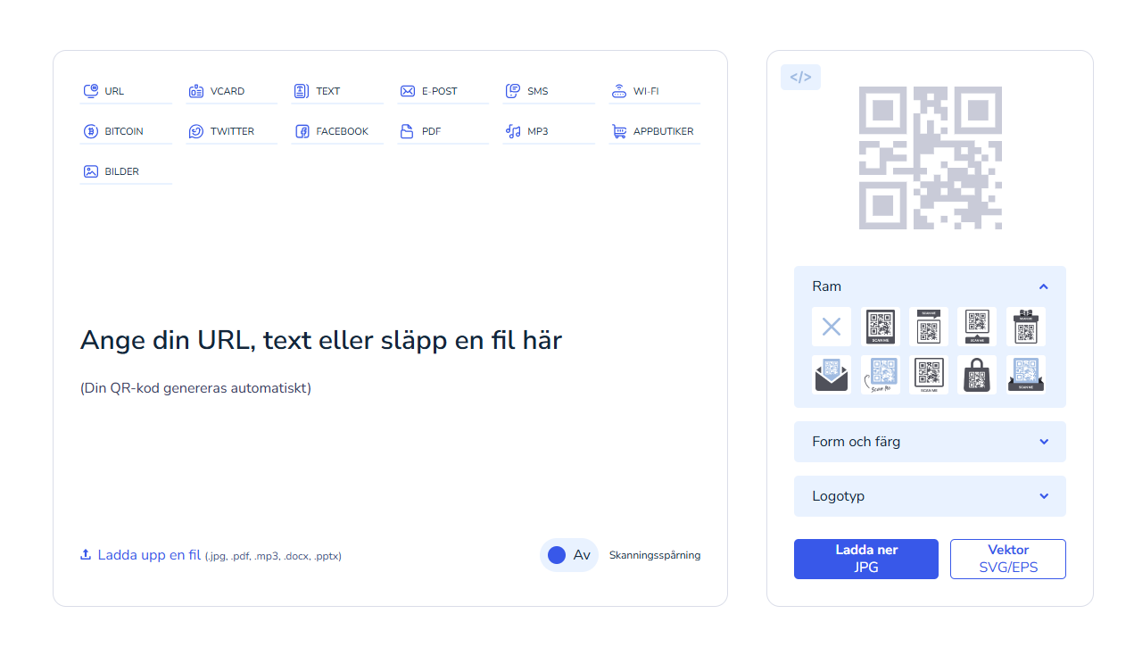 Media QR-Codgenerator - Tạo mã QR tùy chỉnh một cách nhanh chóng và dễ dàng hoàn toàn miễn phí! 1