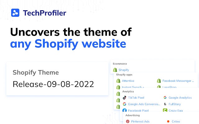 Shopify의 기술 프로파일 러 - 어떤 웹 사이트를 구축했는지 공개하십시오 미디어 5