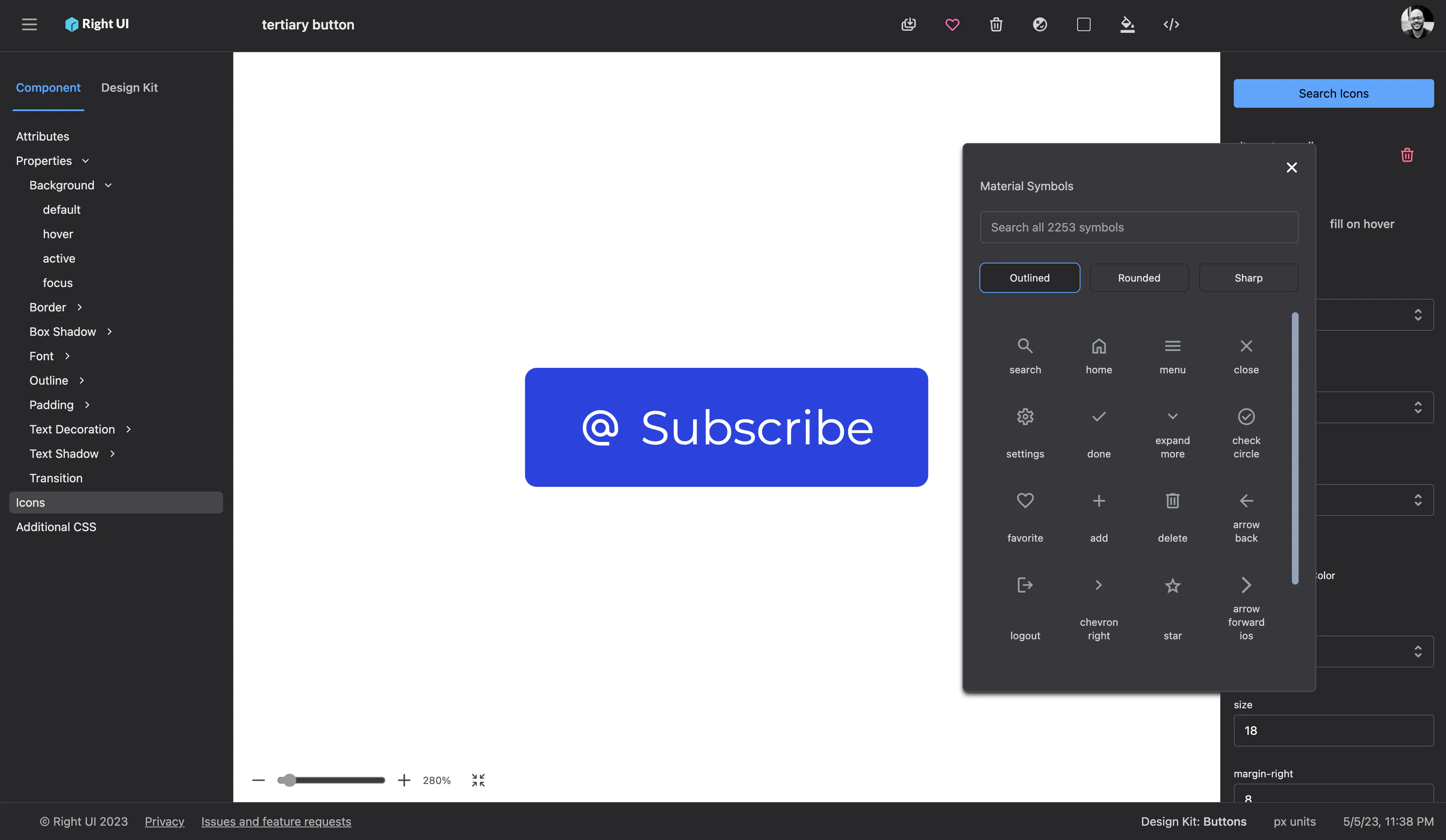 Right UI gallery image