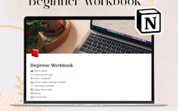 Notion Beginner Tutorial Workbook media 2