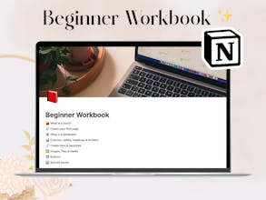 Notion Beginner Tutorial Workbook gallery image