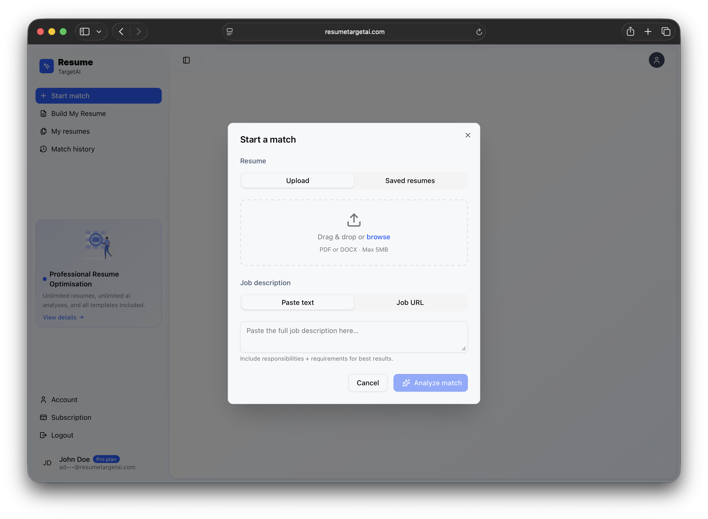 ResumeTarget AI gallery image