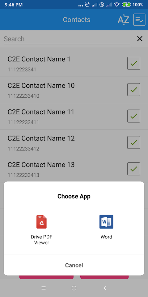 C2E - Contacts to Excel and PDF gallery image