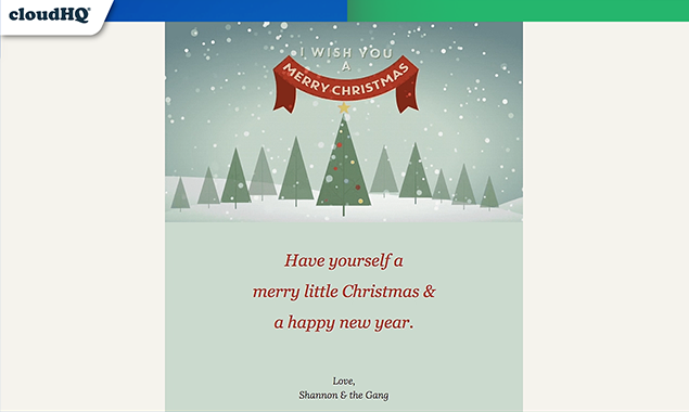 Merry Christmas Ecards by cloudHQ gallery image