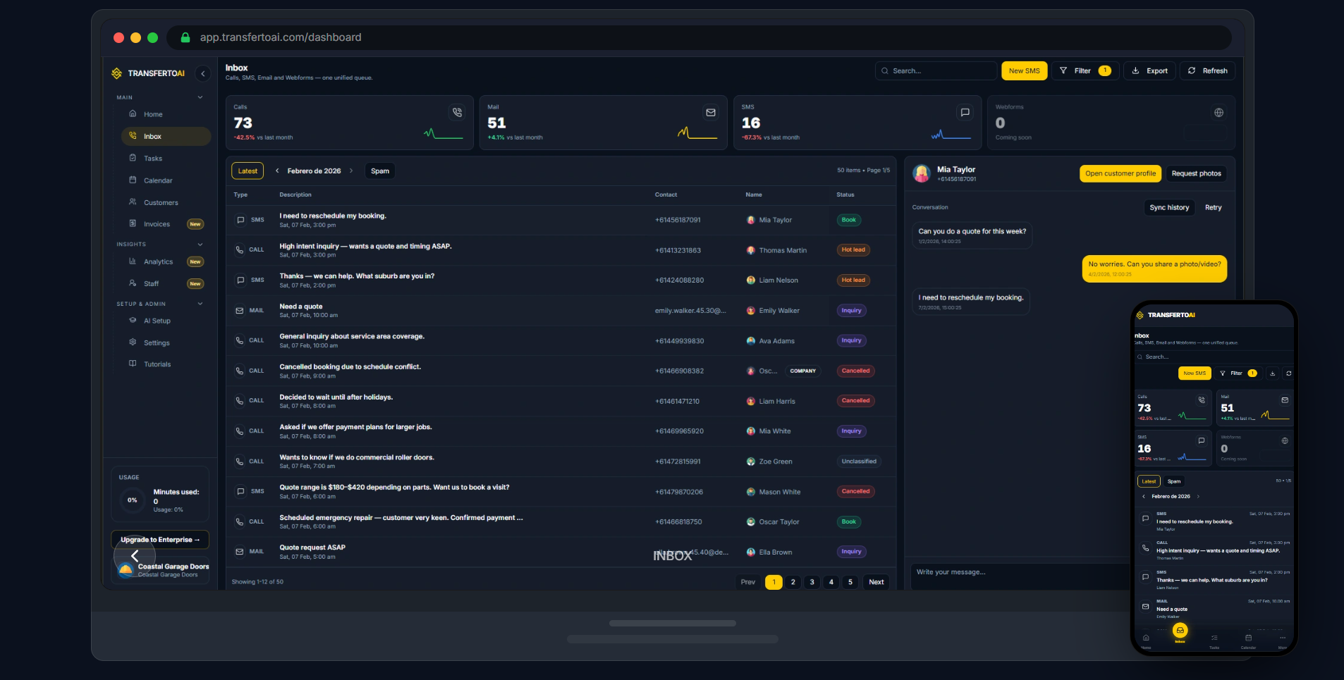 TransferToAI | Australia AI Receptionist gallery image