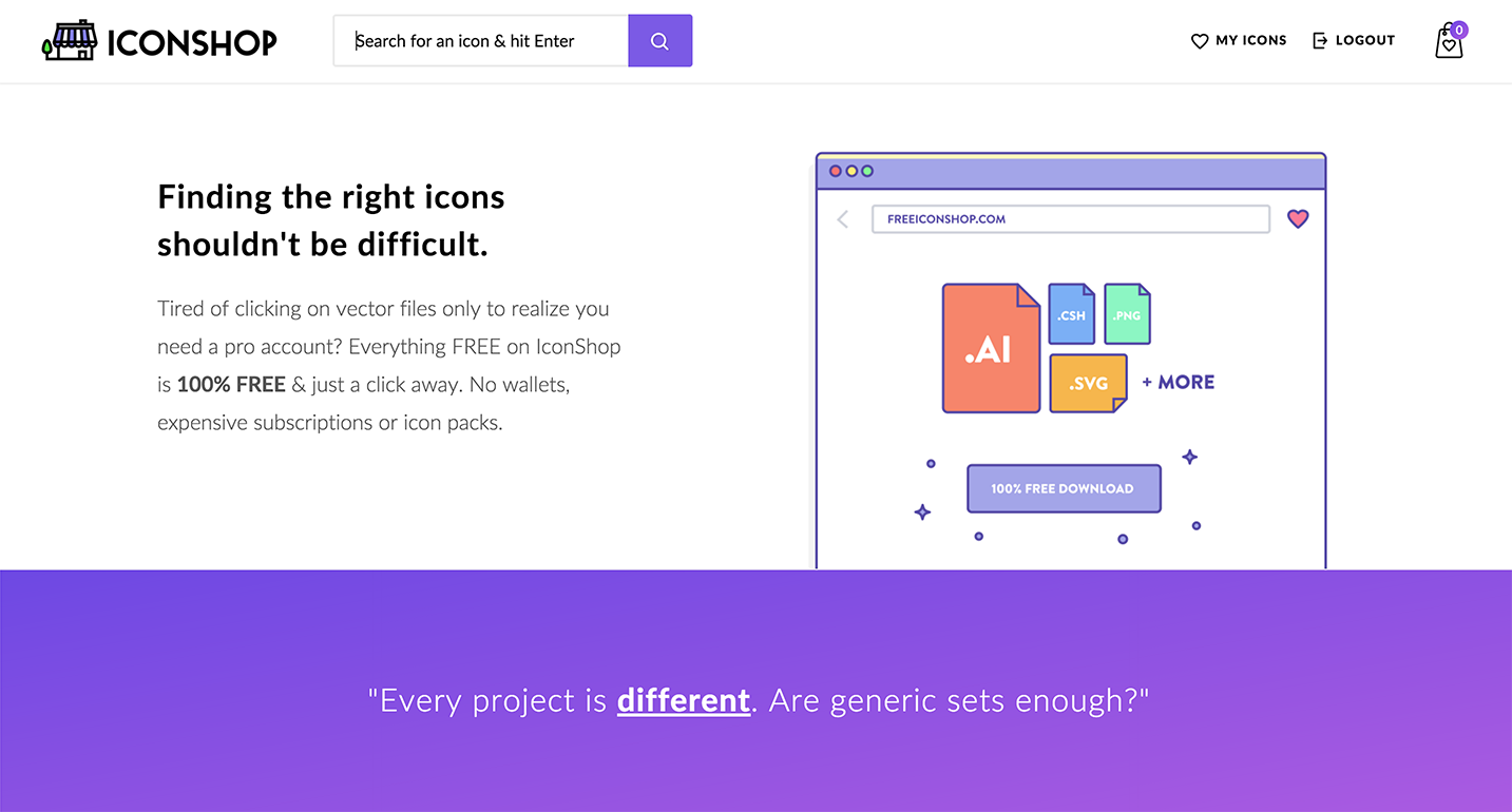 Icon Shop Image