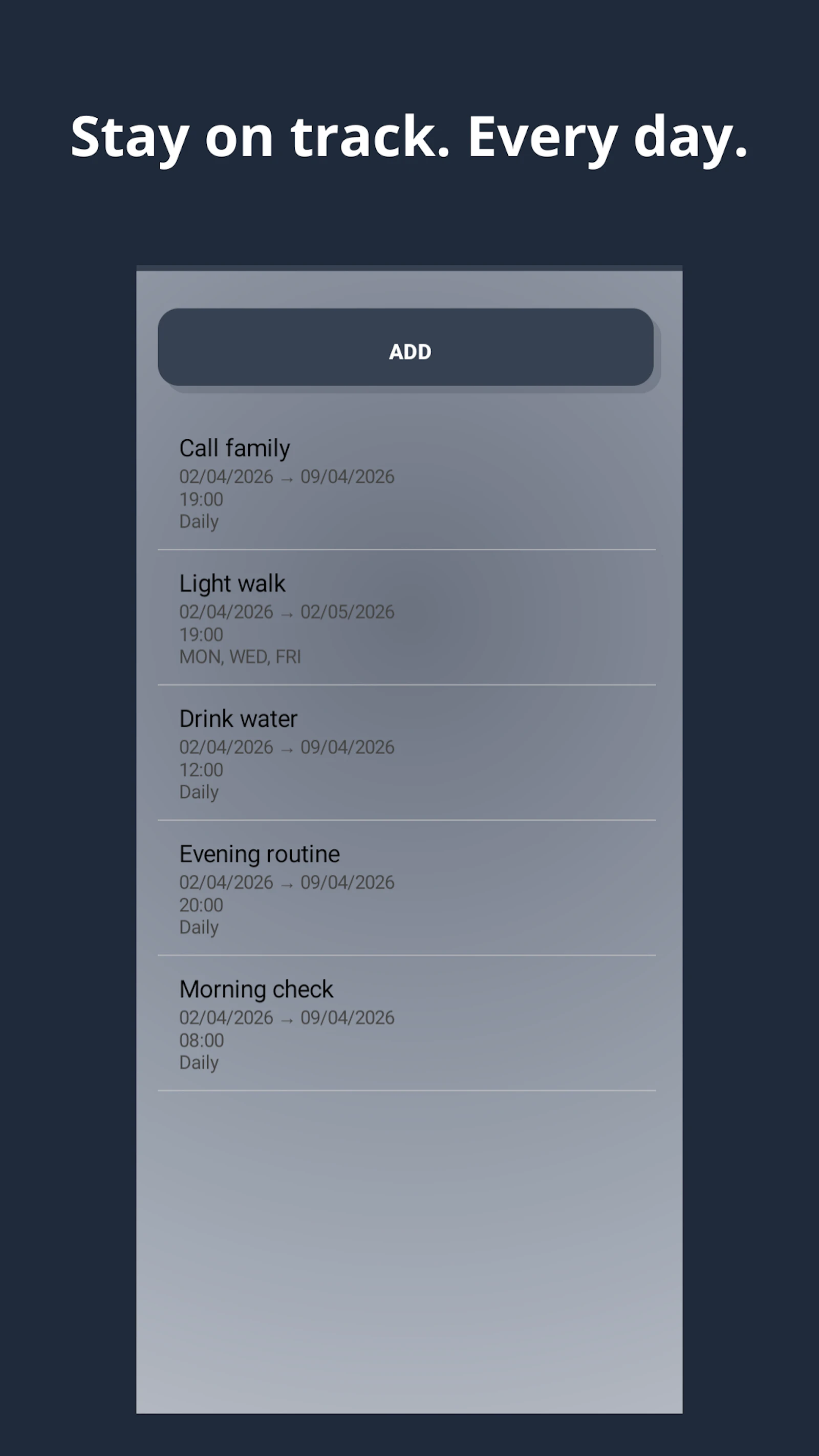 All Is OK: Reminders & Notes screenshot 5