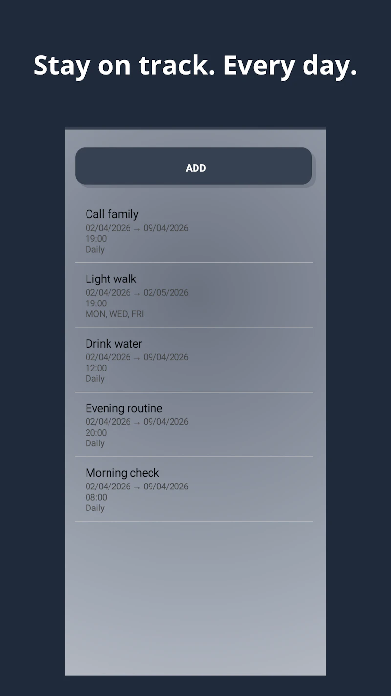 All Is OK: Reminders & Notes screenshot 5