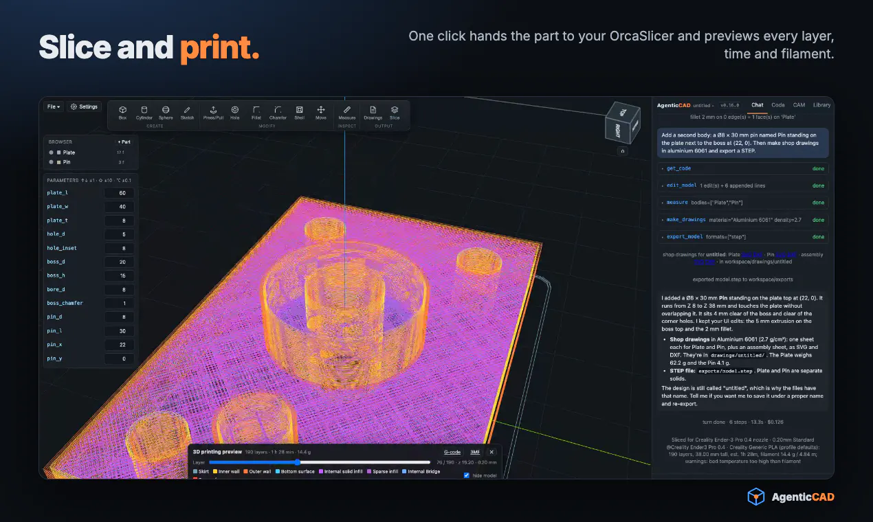 Agentic CAD gallery image