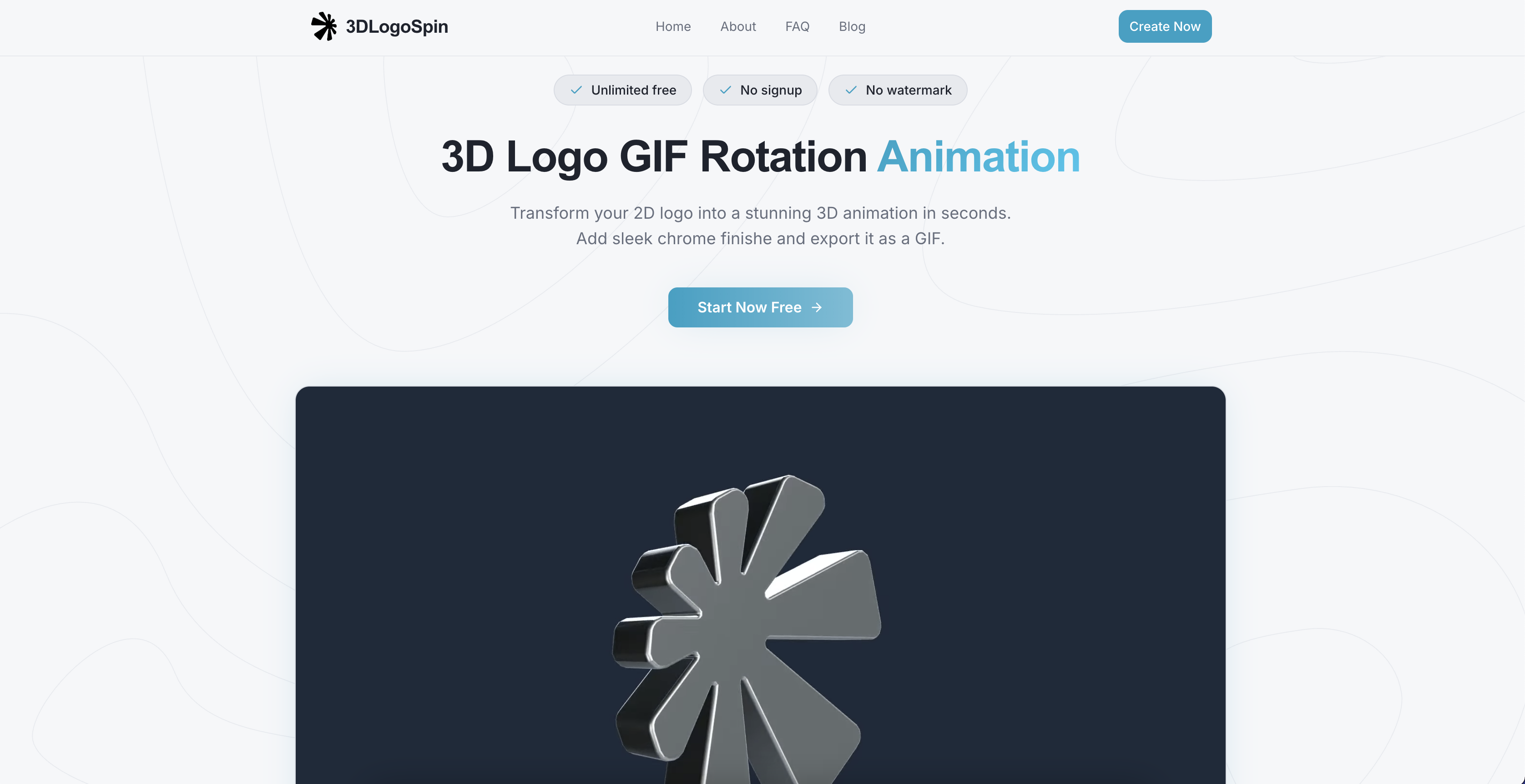 3D Logo GIF Rotation Animation Maker  gallery image