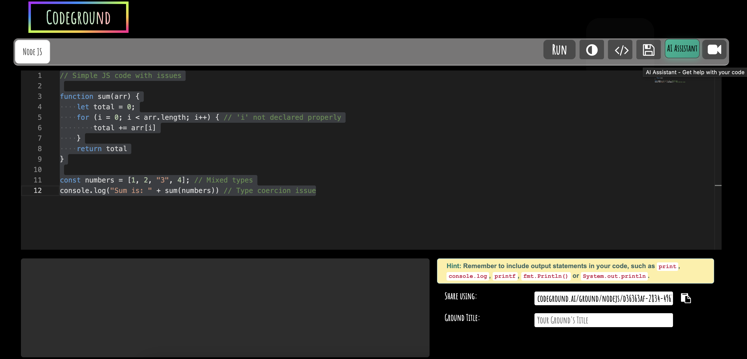 Codeground AI - Assistatore di codice AI - Codeground AI - All in One Developer Platform media 2
