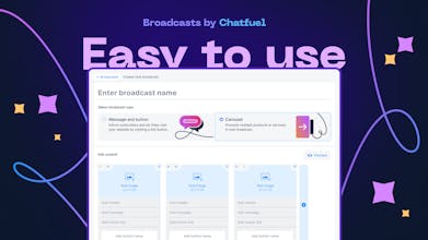 Broadcasts by Chatfuel gallery image