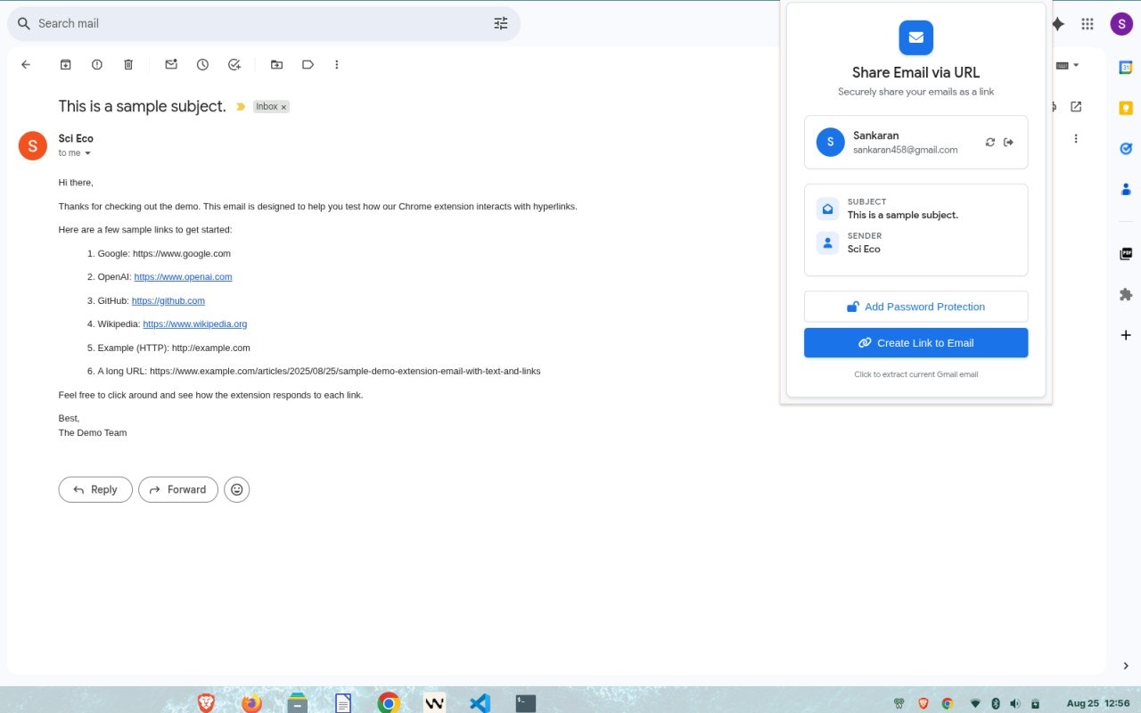 GamancloudによるEmaillinks - Secure URLを介して電子メールを共有しますメディア1