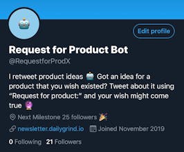 Request for Product Bot gallery image