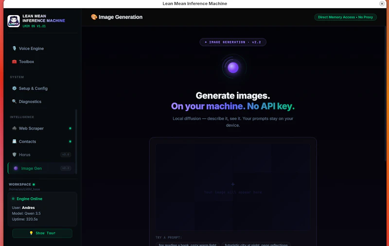 LMIM OS v2.1 'Tezcat · Sharpened screenshot 4