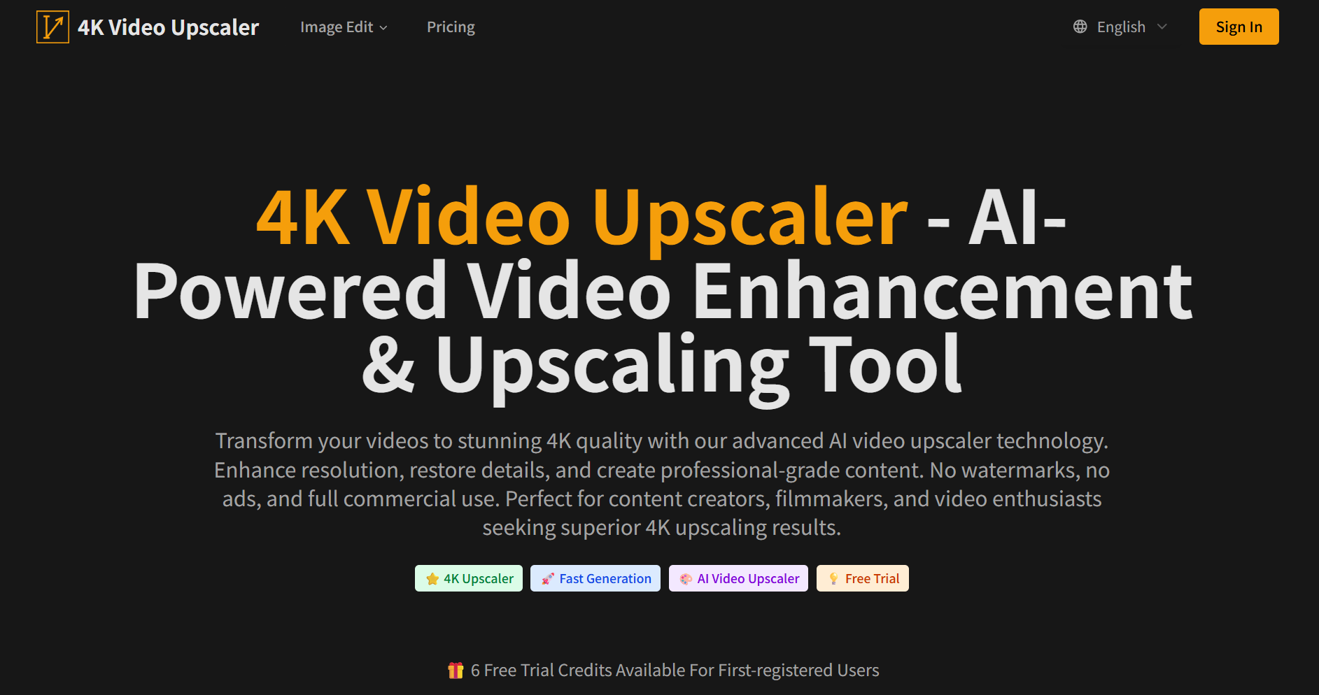 4kupscaler - Main screenshot showing features and interface