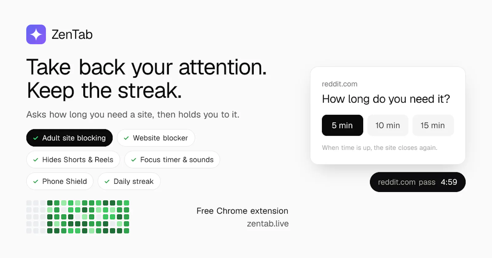 ZenTab screenshot 1