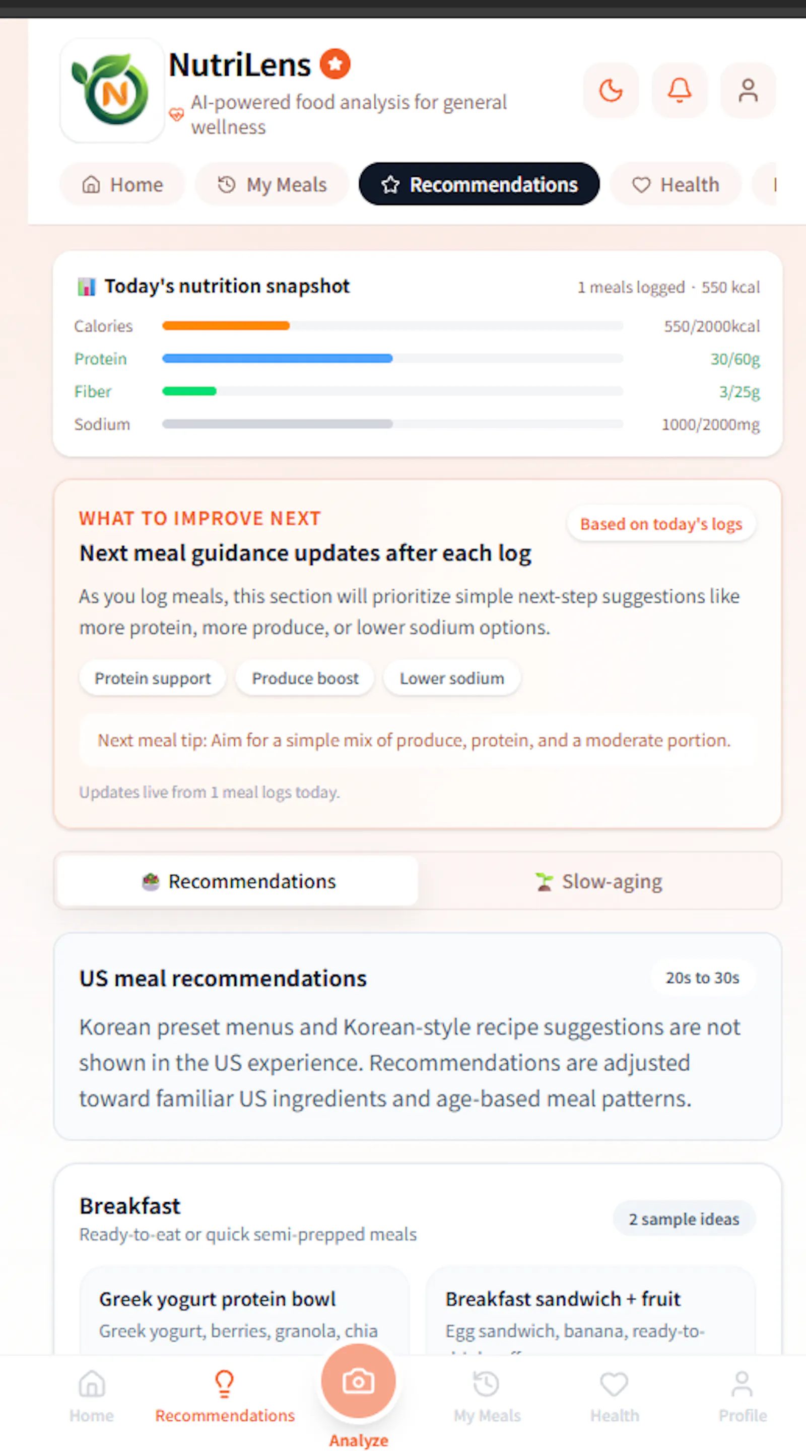 NutriLens on Product Hunt screenshot 6