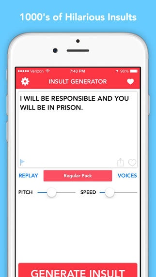 Talking Insult Generator gallery image