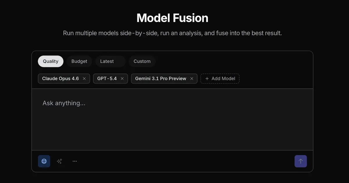 OpenRouter Model Fusion