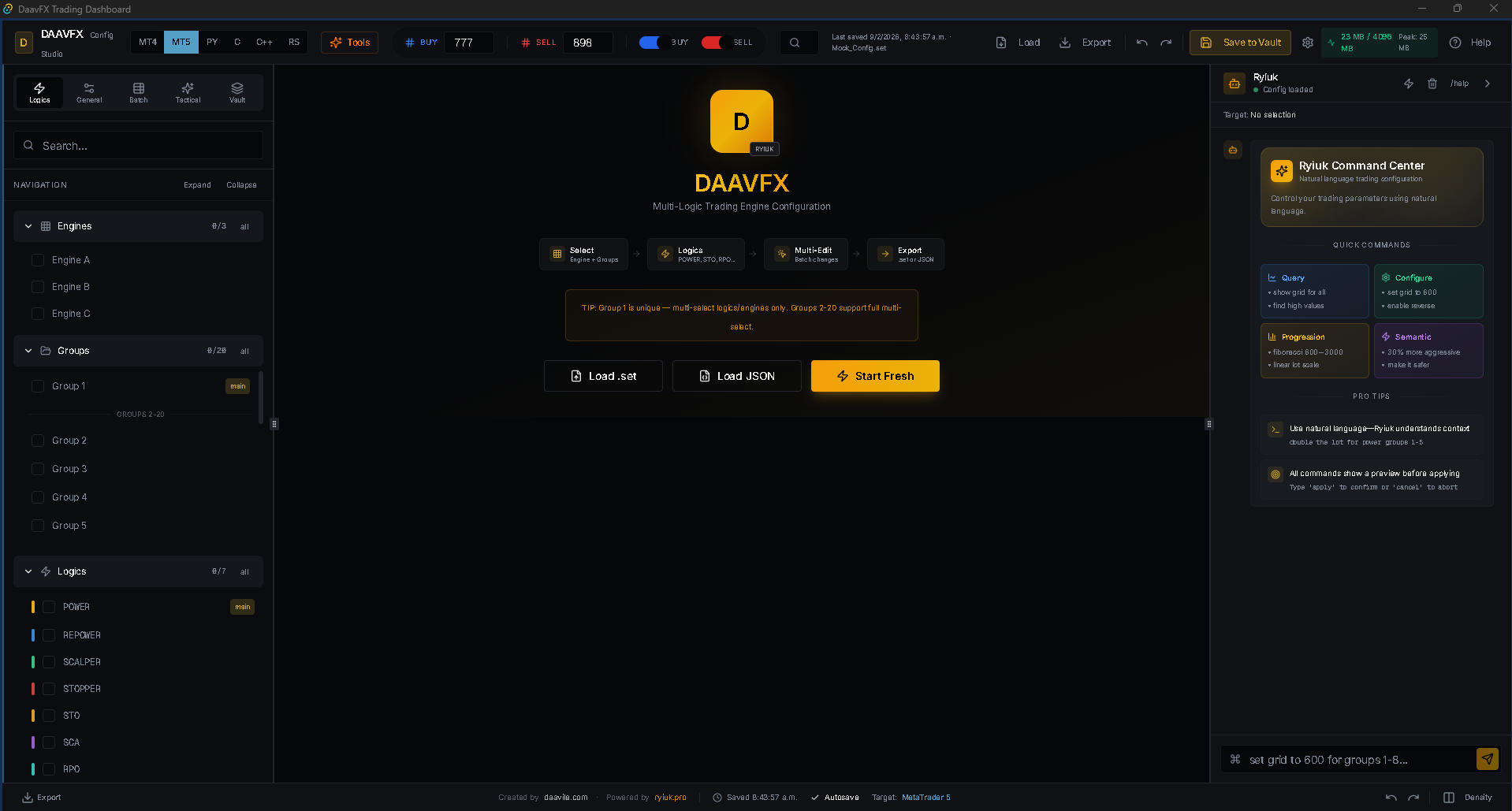 DAAVILE FX ALGO TRADING - Screenshot 5 showing product features and functionality