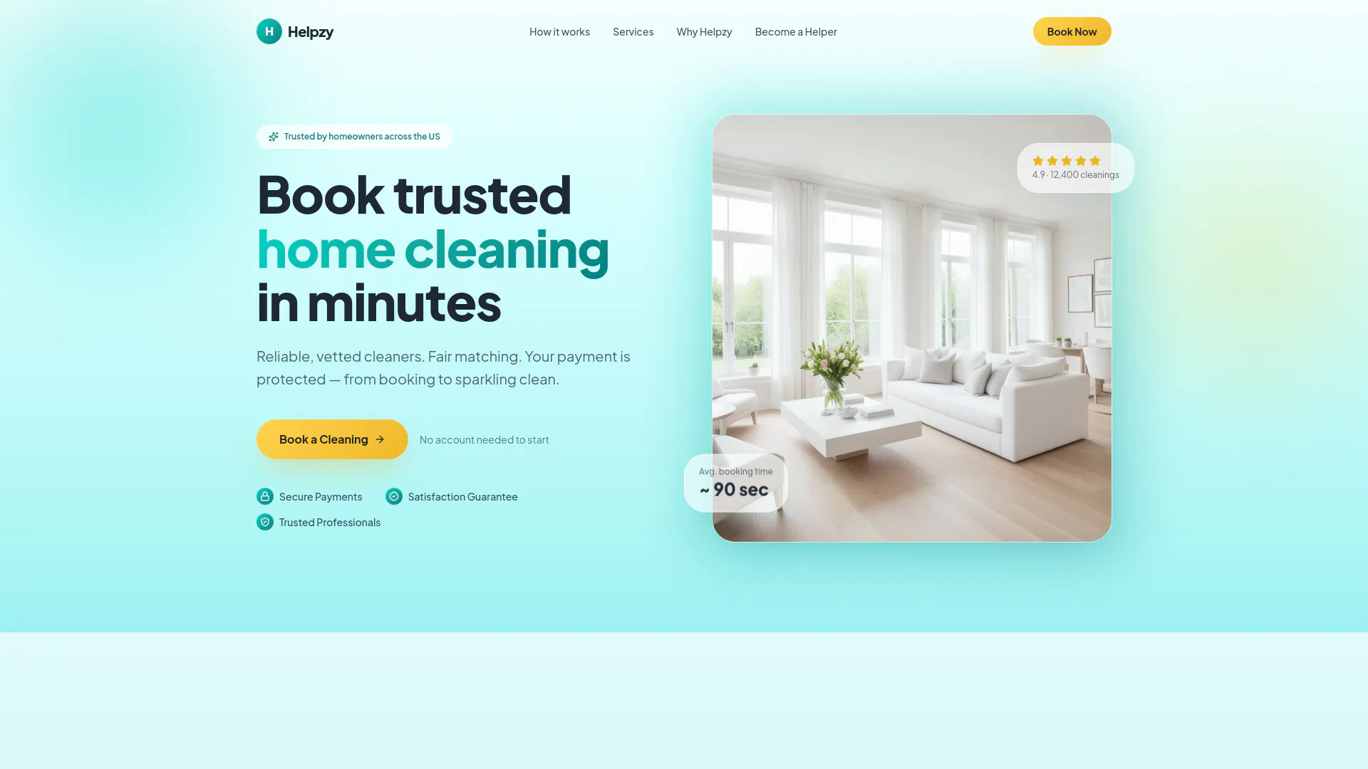 Helpzy — Trusted Home Cleaning gallery image