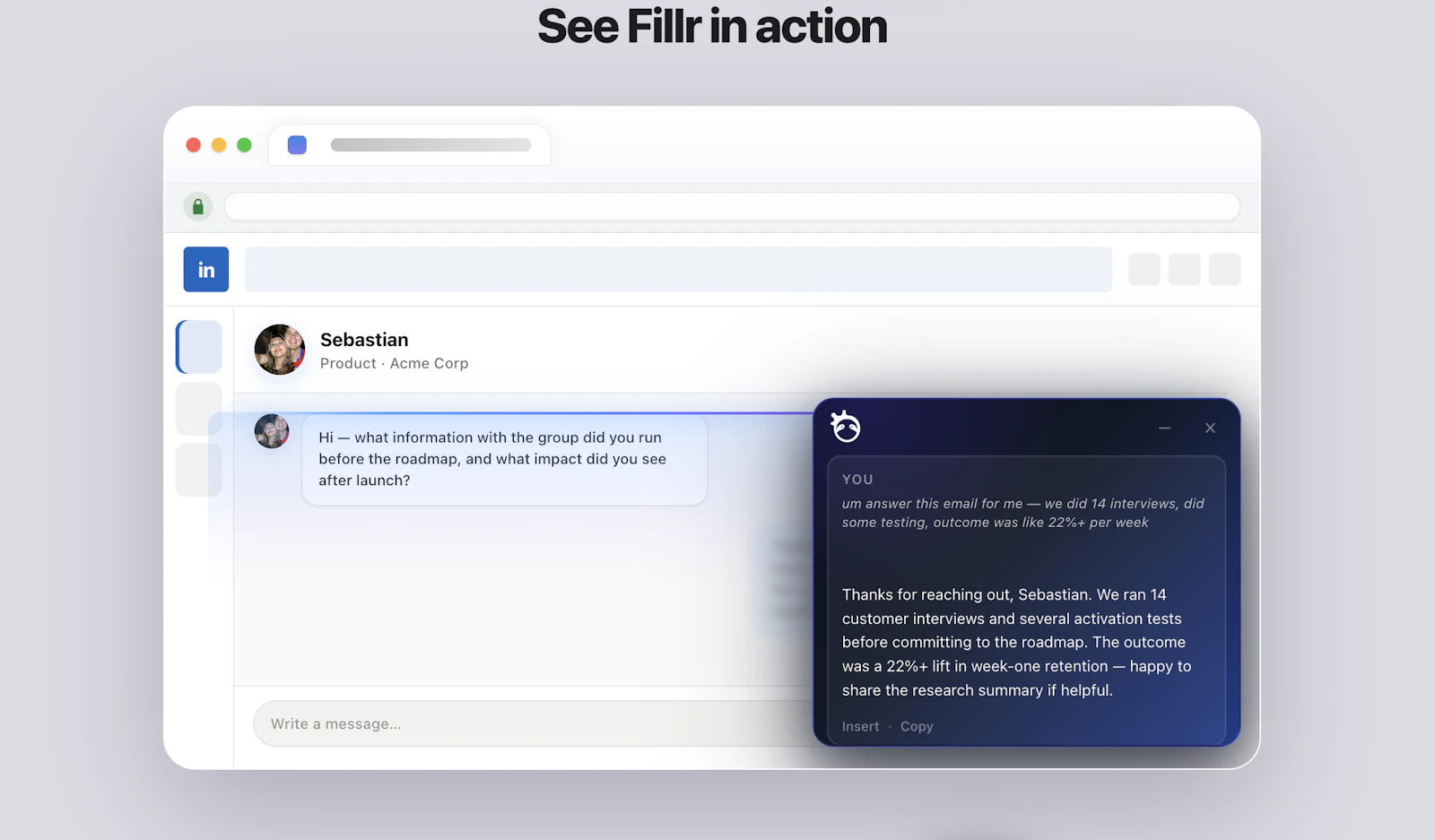 Fillr screenshot 2