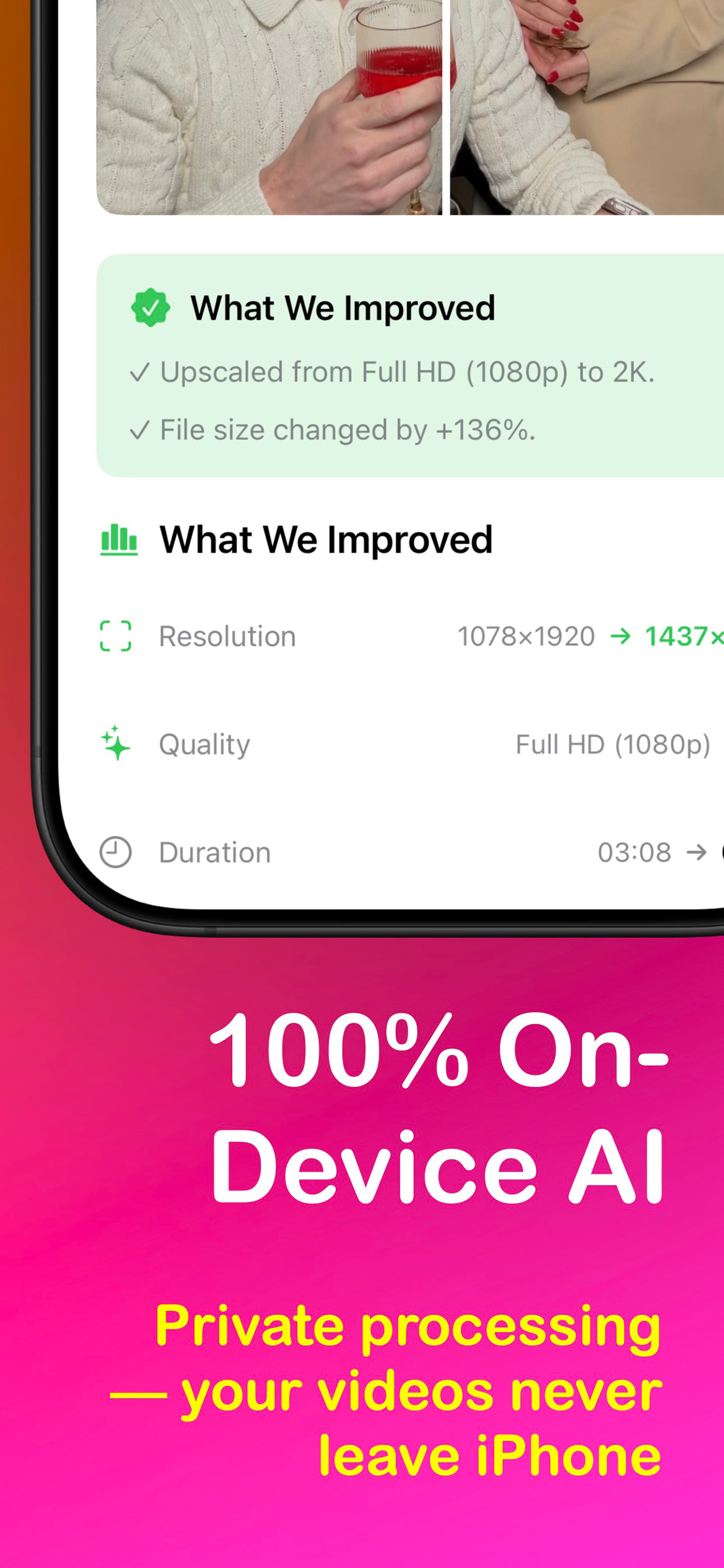 Video Upscaler 16K & Converter for iOS gallery image
