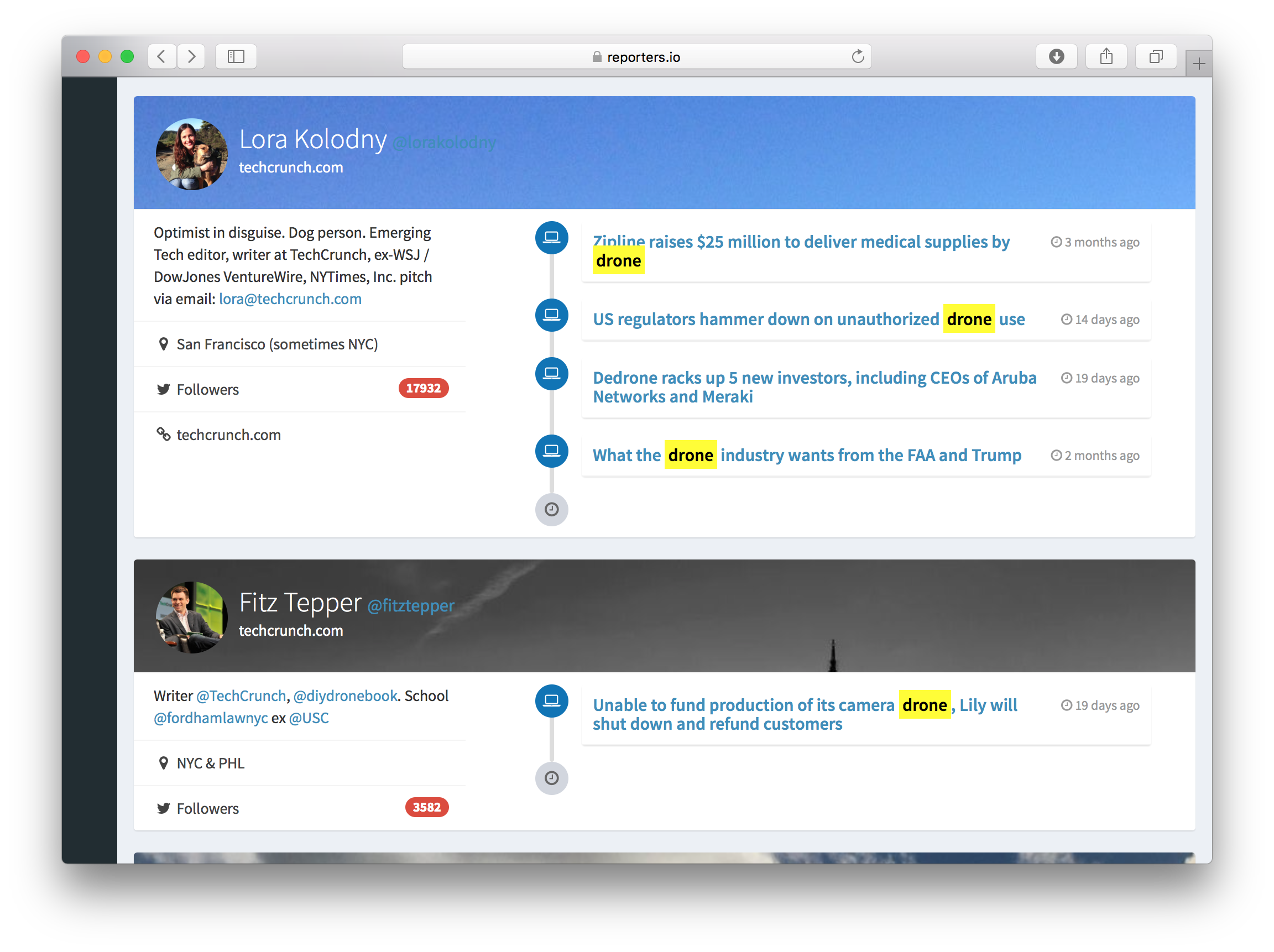 reporters.io gallery image