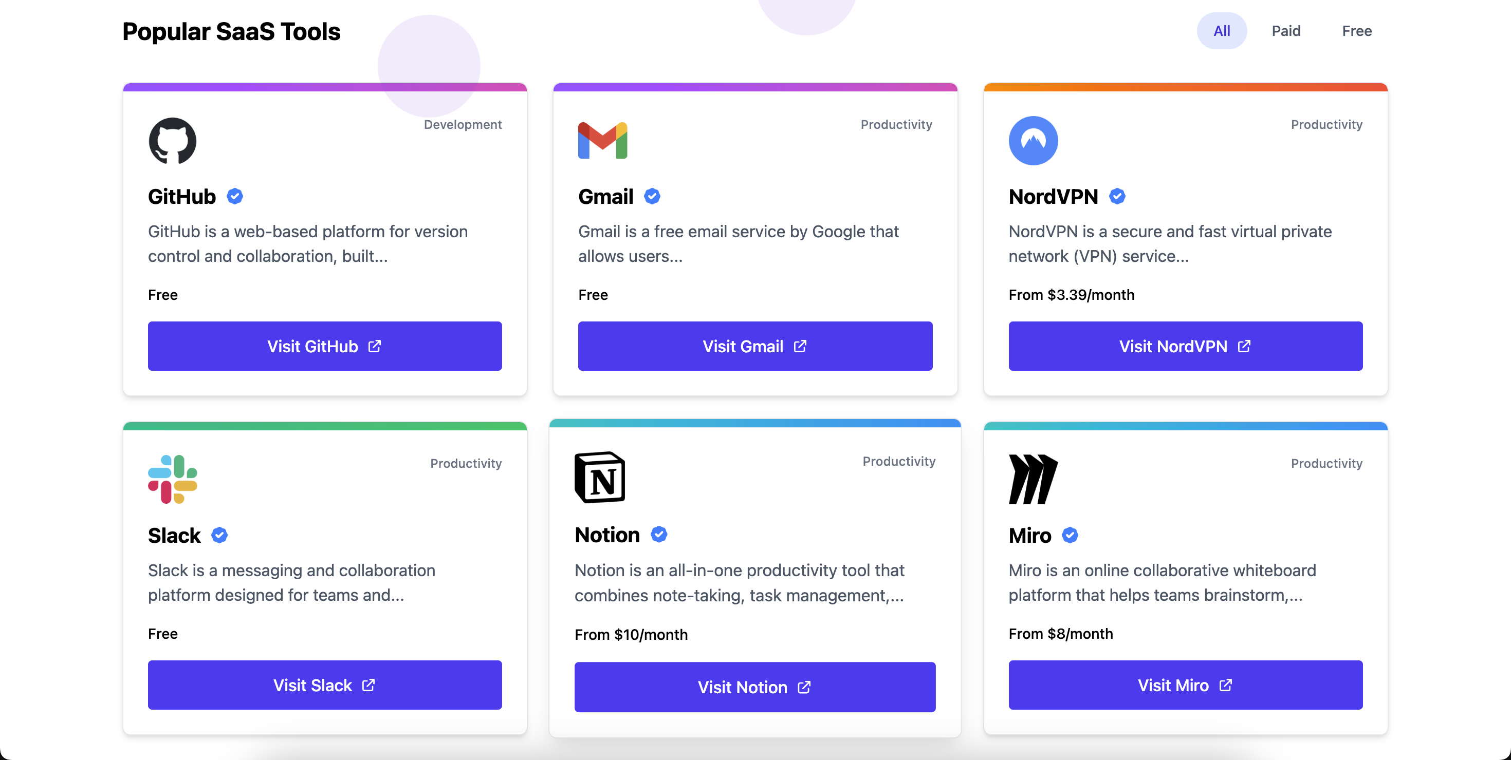 Encuentra tu SaaS - Mercado para descubrir y enumerar sus productos SaaS media 2