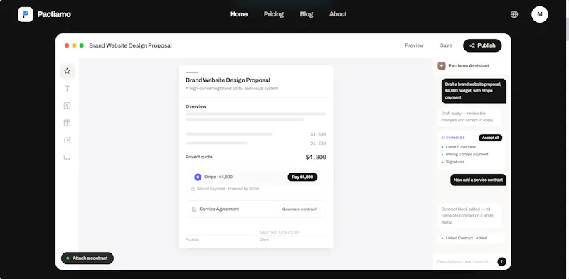 Pactiamo screenshot 2