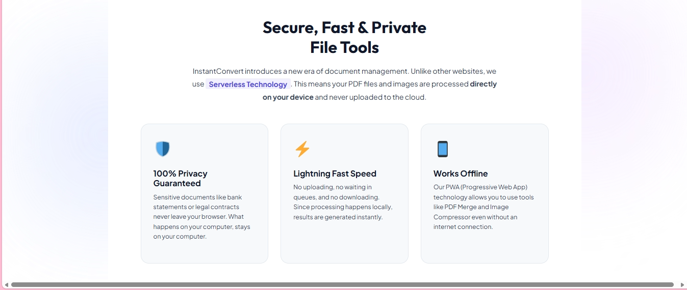 Instantconvert - Screenshot 3 showing product features and functionality