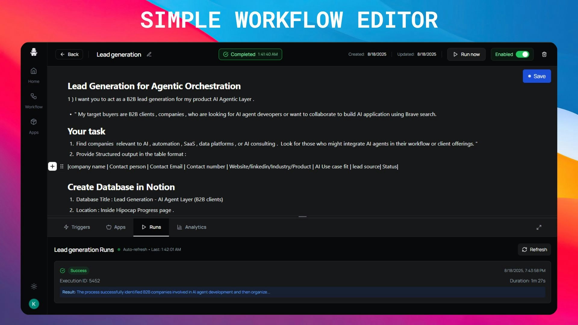 Hipocap Automation Flow – 04