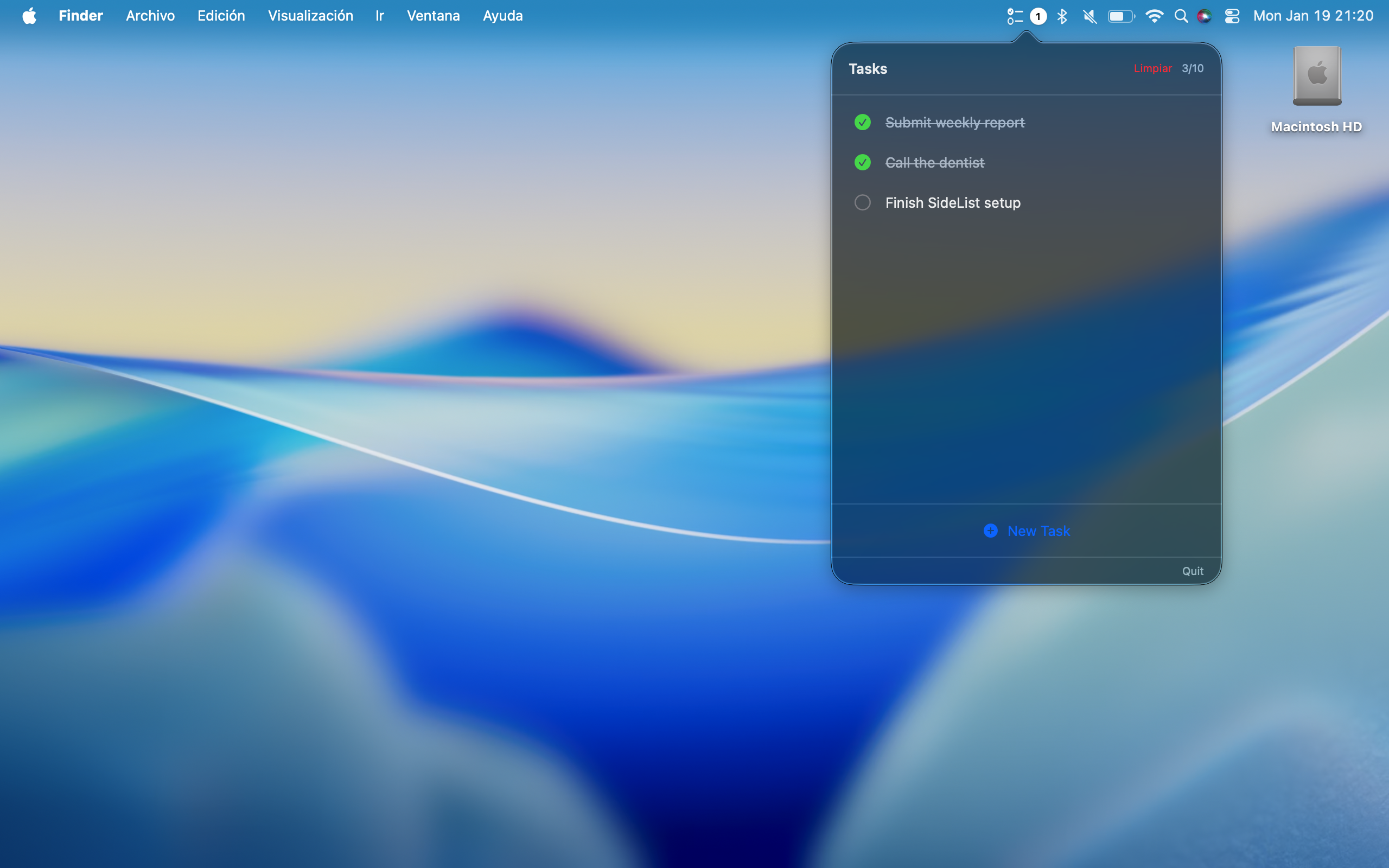 SideList - Screenshot 3 showing product features and functionality