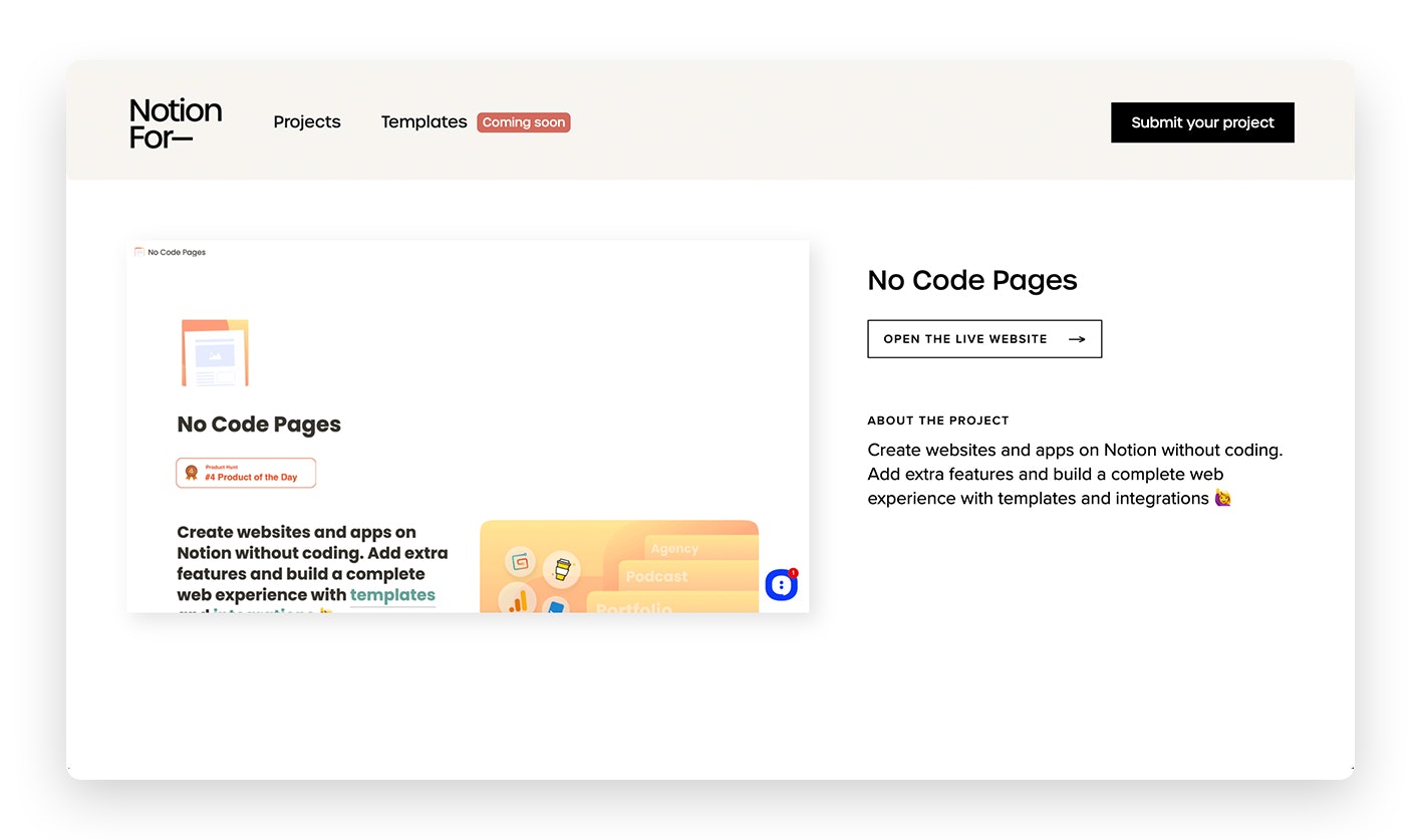 Notion For gallery image