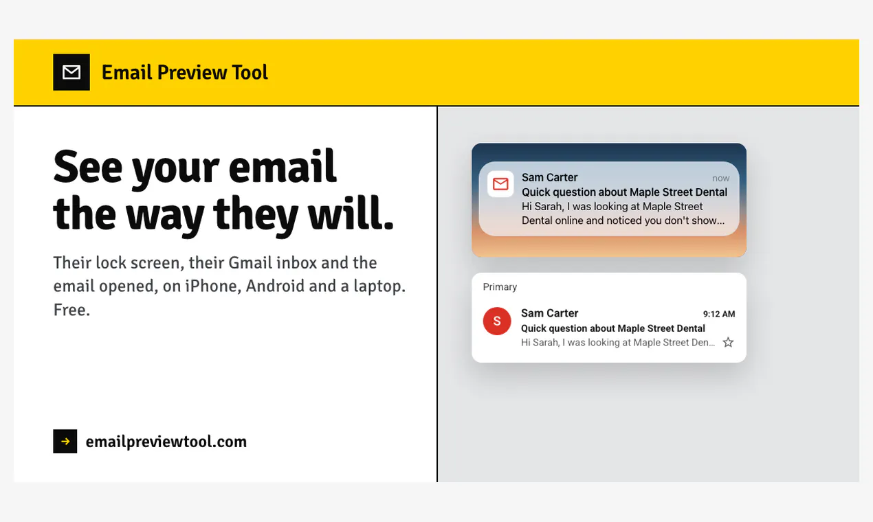 Email Preview Tool gallery image