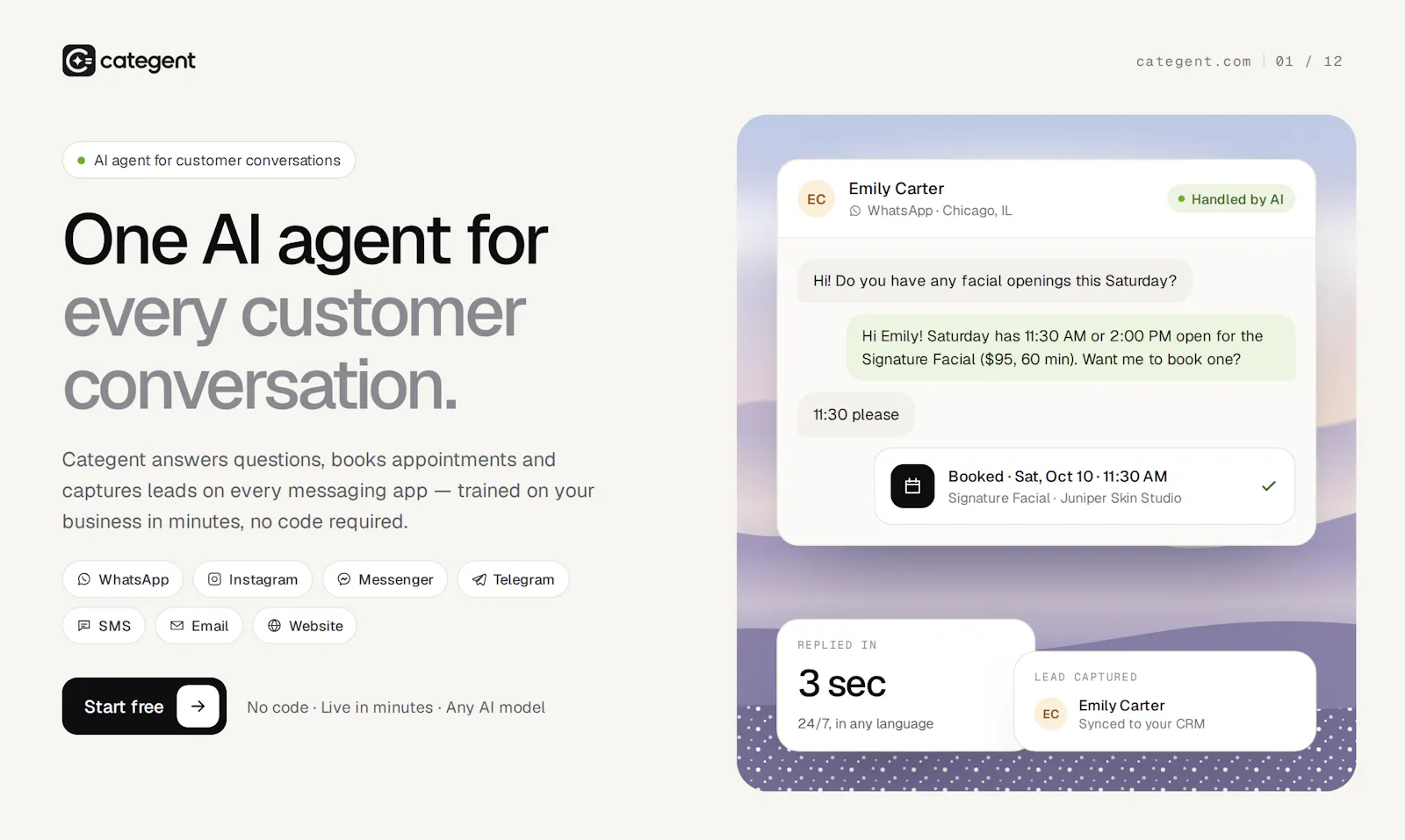 Categent AI screenshot 1