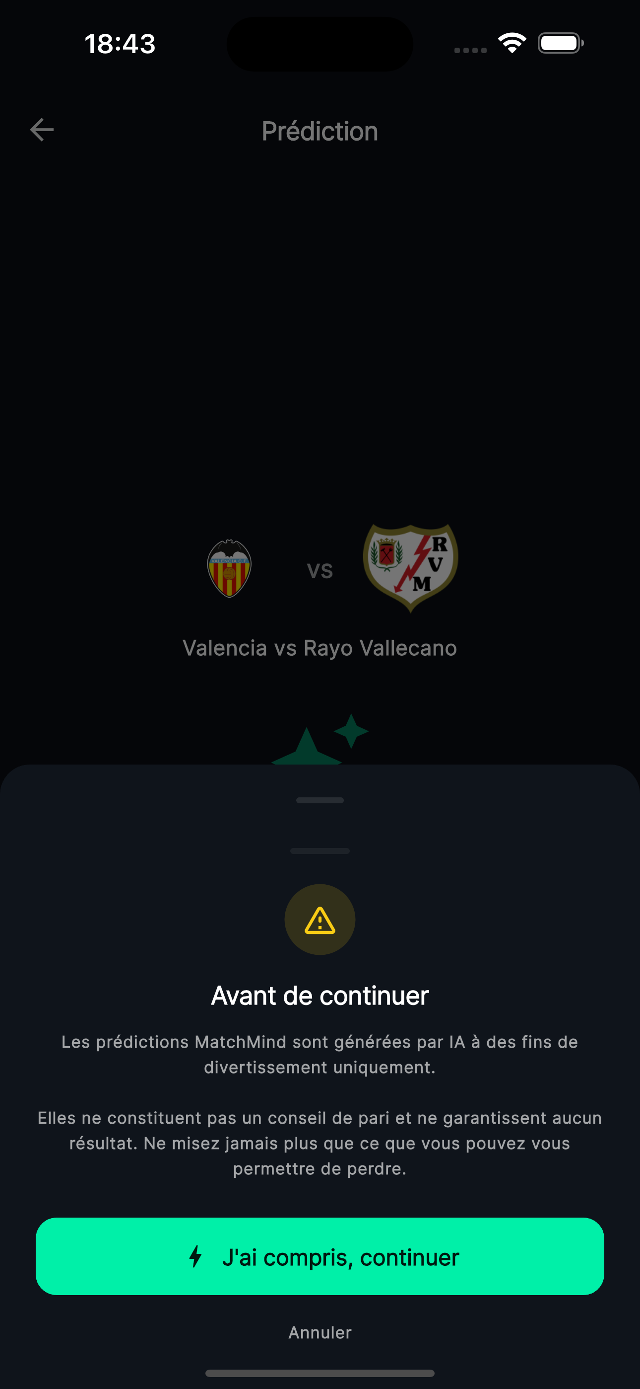MatchMind - AI Football Prediction App gallery image