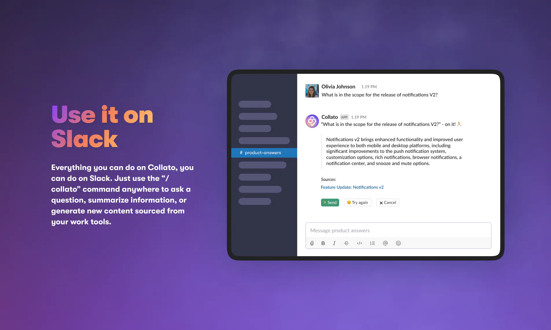 Collato screenshot