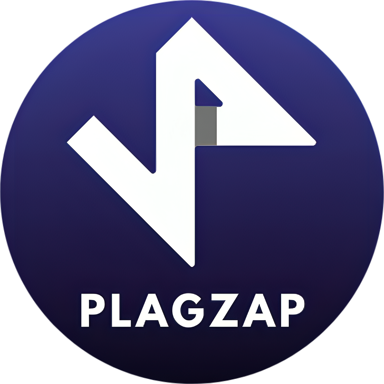 PlagZap - Product Hunt launch logo and brand identity