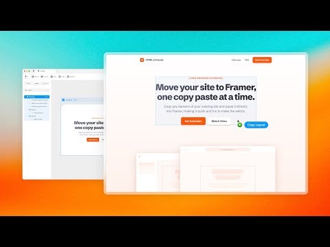 startuptile HTML to Framer-Move your site to Framer one copy paste at a time