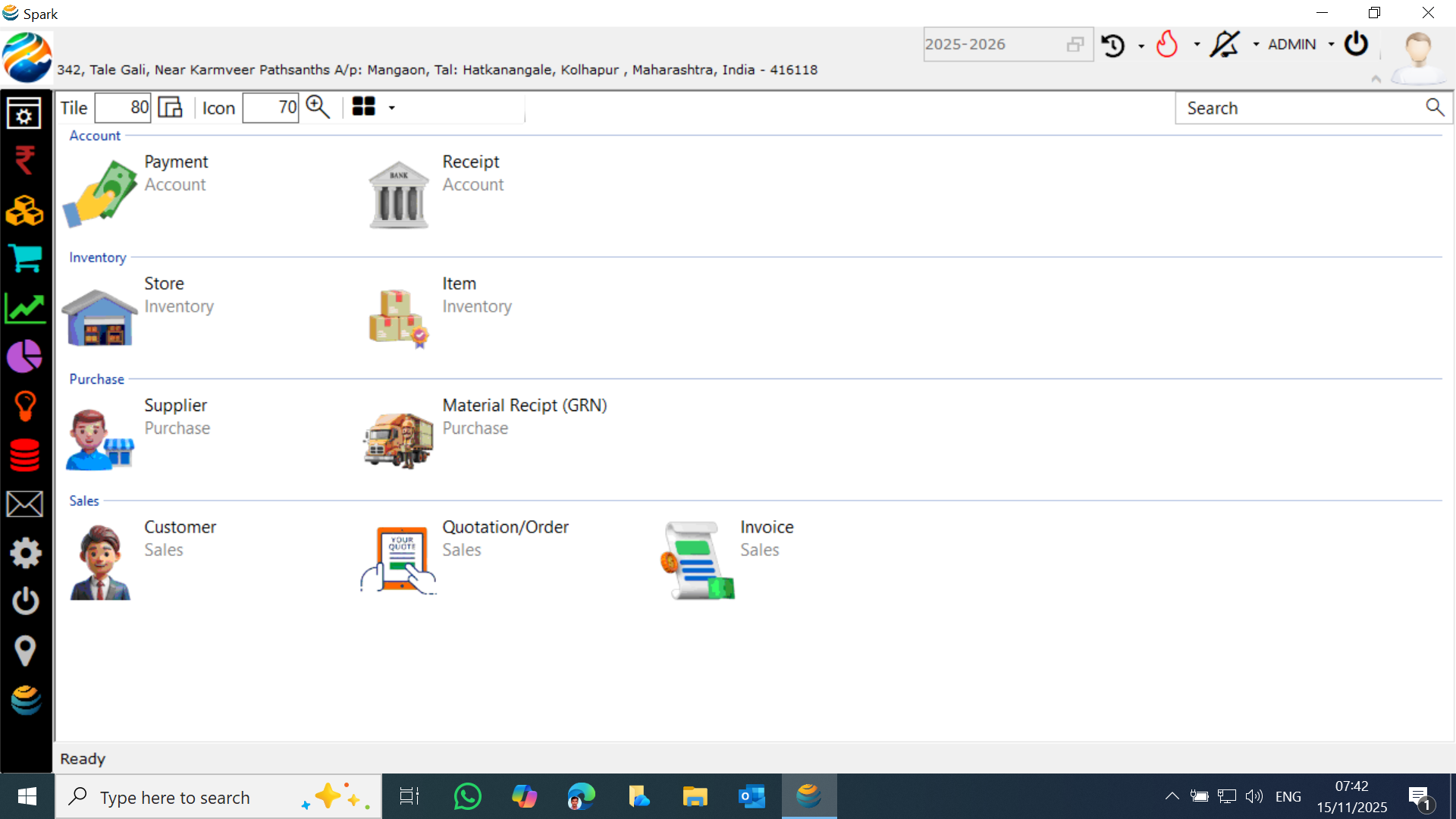 Spark ERP gallery image