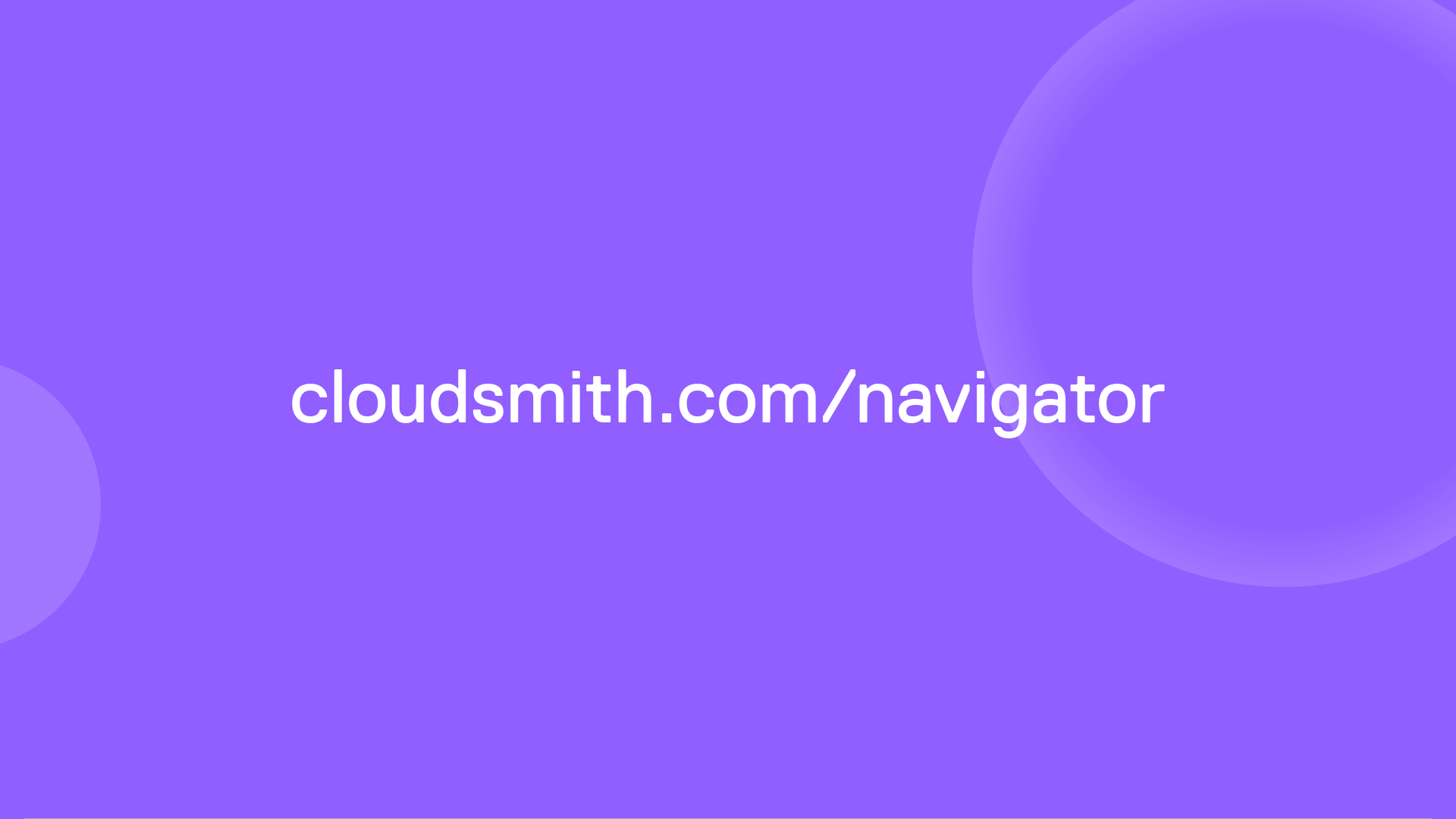 Cloudsmith Navigator media 7